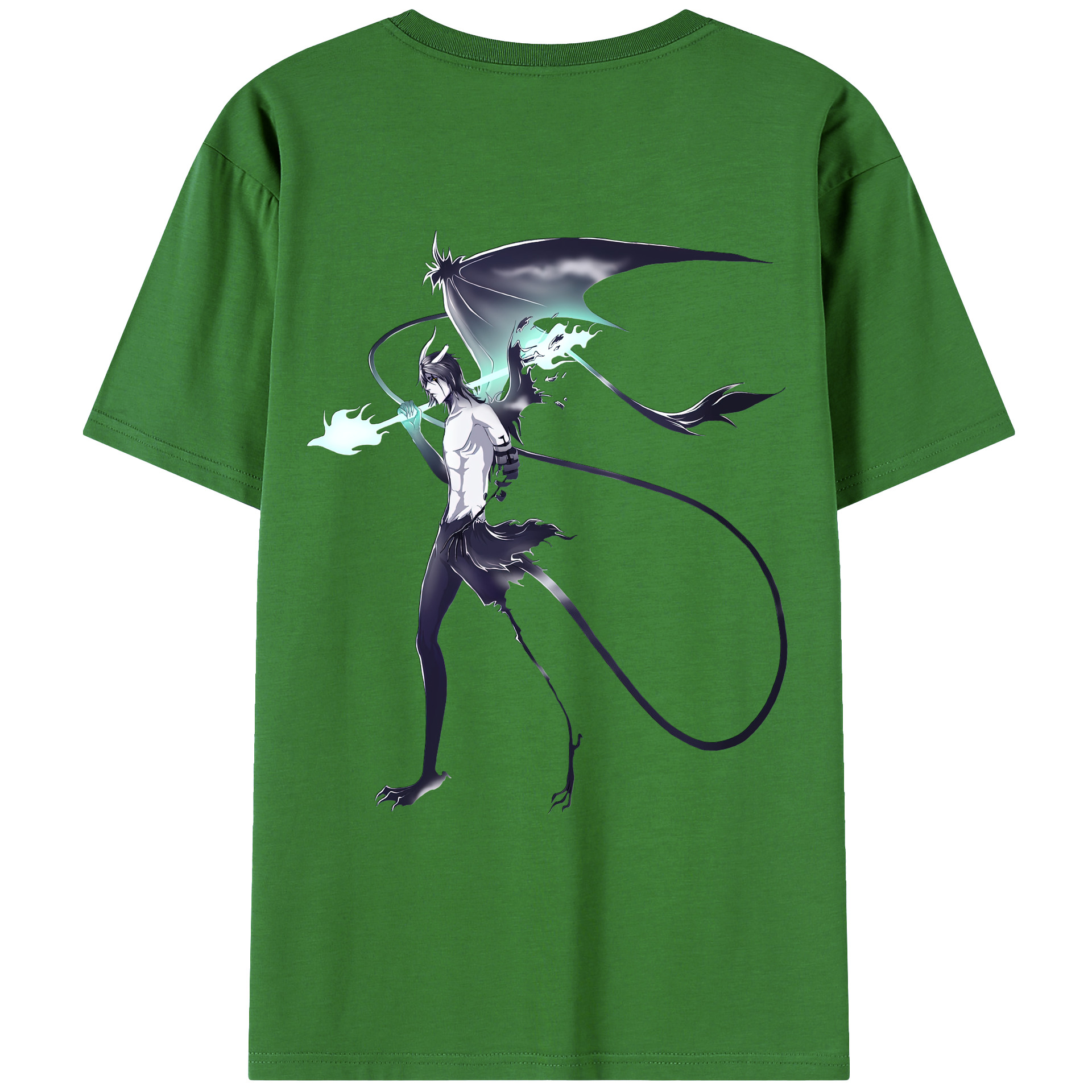（画像用） ブリーチ ウルキオラ·シファー BLEACH Ulquiorra cifer レディース半袖Tシャツ(バックプリント)